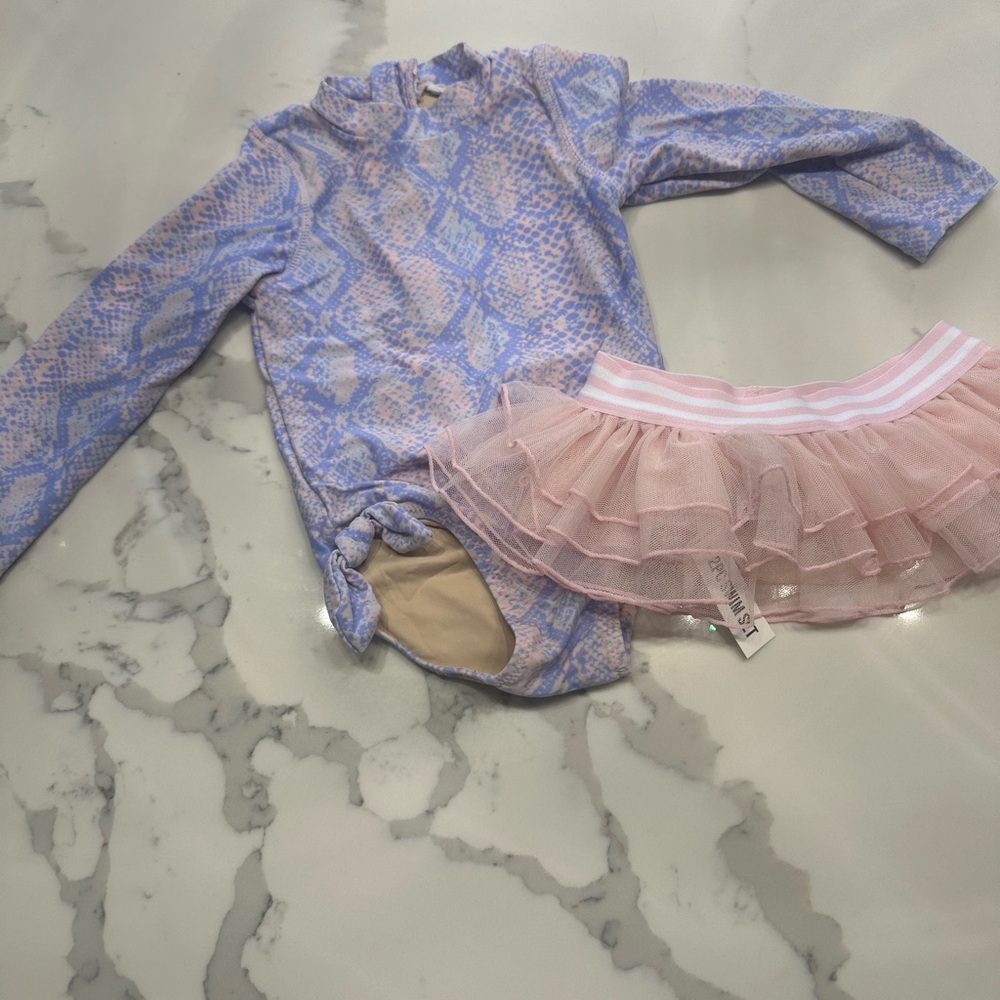 Shade Critters Multi Python One Piece Long Sleeve w/ Tutu